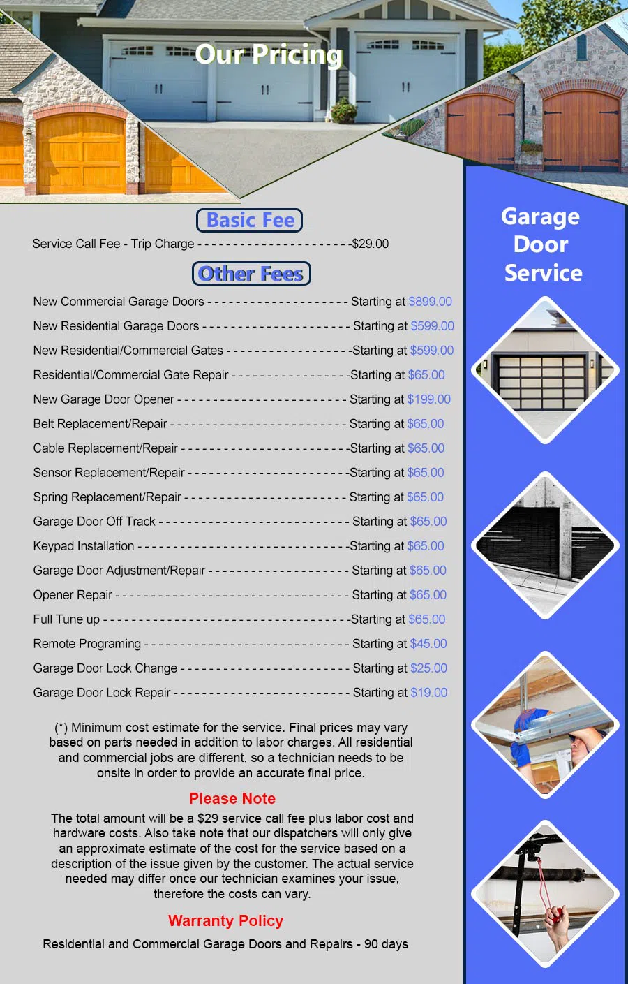 Metro Garage Door Service Brooklyn, NY 347-658-1593